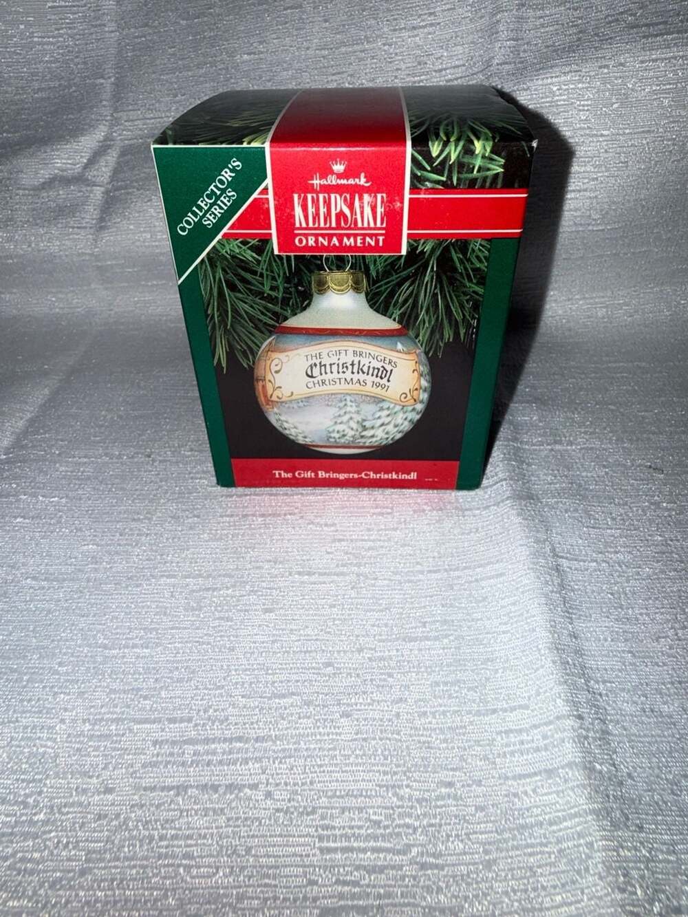 Hallmark Keepsake Ornament The Gift Bringers Christkindl Glass 1991